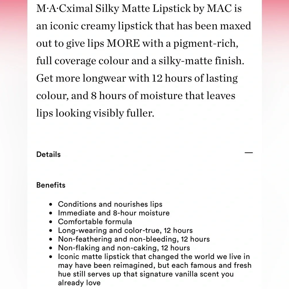 MAC ‘Folio’ M·A·Cximal Silky Matte Lipstick